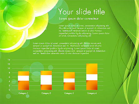 Presentación en Colores Verdes, Diapositiva 14, 03642, Plantillas de presentación — PoweredTemplate.com