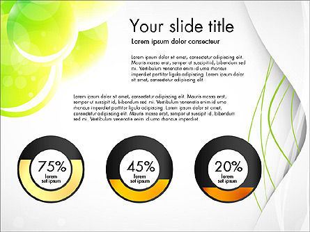 Presentation in Green Colors, Slide 5, 03642, Presentation Templates — PoweredTemplate.com