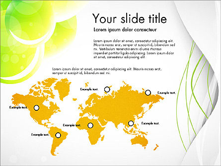 녹색 색상의 프리젠 테이션, 슬라이드 7, 03642, 프레젠테이션 템플릿 — PoweredTemplate.com