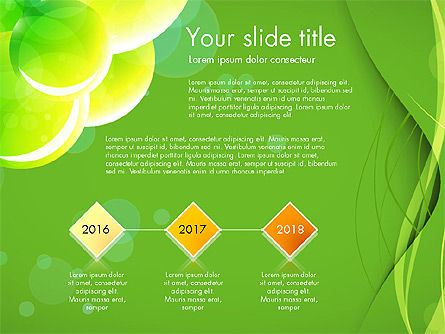 Presentación en Colores Verdes, Diapositiva 9, 03642, Plantillas de presentación — PoweredTemplate.com