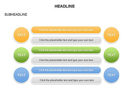 Bentuk Bulat Untuk Agenda, Slide 23, 03646, Bentuk — PoweredTemplate.com