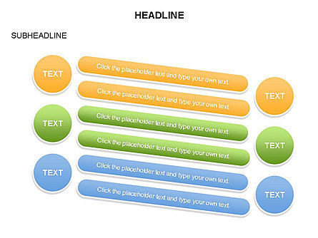 Bentuk Bulat Untuk Agenda, Slide 24, 03646, Bentuk — PoweredTemplate.com