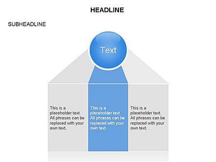 Círculo y Opciones, Diapositiva 12, 03650, Diagramas de la etapa — PoweredTemplate.com