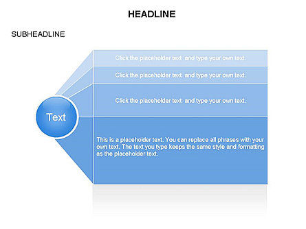 Circle and Options, Slide 25, 03650, Stage Diagrams — PoweredTemplate.com