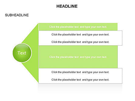 Circle and Options, Slide 30, 03650, Stage Diagrams — PoweredTemplate.com
