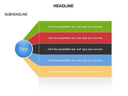 Circle and Options, Slide 34, 03650, Stage Diagrams — PoweredTemplate.com