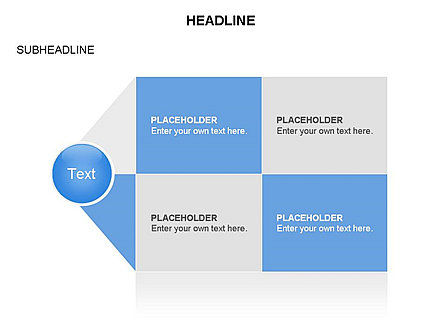 Circle and Options, Slide 38, 03650, Stage Diagrams — PoweredTemplate.com