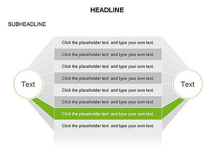 Circle and Options, Slide 40, 03650, Stage Diagrams — PoweredTemplate.com