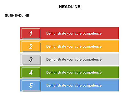 Daftar Agenda, Slide 24, 03651, Diagram Panggung — PoweredTemplate.com