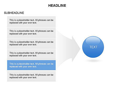 Plan d'action, Diapositive 7, 03653, Schémas de procédés — PoweredTemplate.com