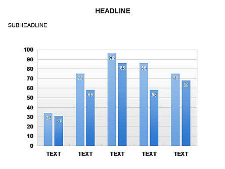 데이터 기반 그래프 차트, 슬라이드 19, 03656, 그래프 차트 — PoweredTemplate.com