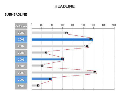 Datengesteuerte Diagrammdiagramme, Folie 22, 03656, Graph Charts — PoweredTemplate.com
