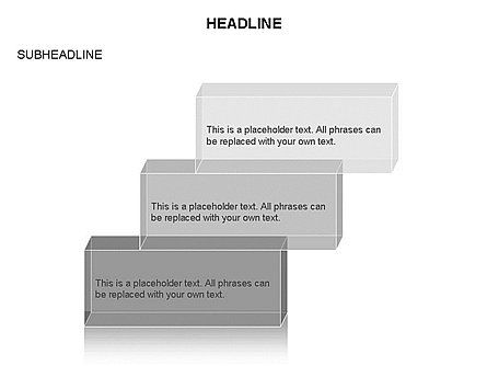 Text Parallelepipeds, Slide 13, 03658, Text Boxes — PoweredTemplate.com