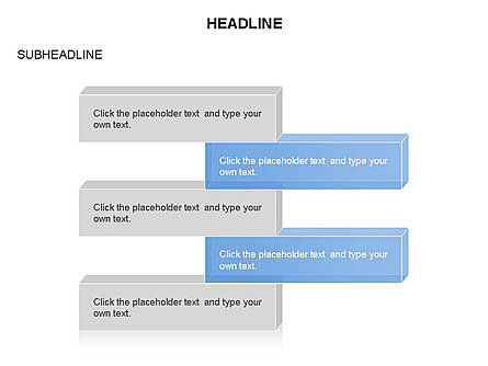 Text Parallelepipeds, Slide 17, 03658, Text Boxes — PoweredTemplate.com