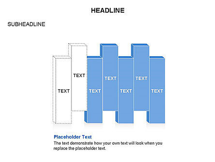 Parallelepipèdes de texte, Diapositive 27, 03658, Boîtes de texte — PoweredTemplate.com