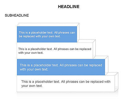 Parallelepipèdes de texte, Diapositive 32, 03658, Boîtes de texte — PoweredTemplate.com