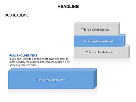 Text Parallelepipeds, Slide 35, 03658, Text Boxes — PoweredTemplate.com