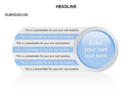 의제 옵션 및 단계, 슬라이드 27, 03660, 단계 도표 — PoweredTemplate.com