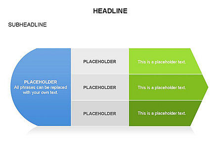 Agenda Cadena de Valor, Diapositiva 35, 03661, Diagramas de proceso — PoweredTemplate.com