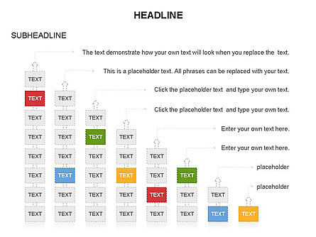 Diagram Proses Bertumpuk, Slide 22, 03666, Bagan Grafis — PoweredTemplate.com