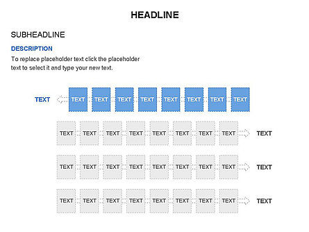 Schéma de processus empilé, Diapositive 37, 03666, Graphiques — PoweredTemplate.com