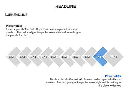 Square Relationship Stages Timeline, Slide 10, 03668, Timelines & Calendars — PoweredTemplate.com
