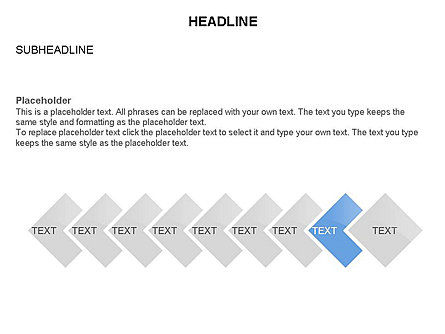 Square Relationship Stages Timeline, Slide 19, 03668, Timelines & Calendars — PoweredTemplate.com