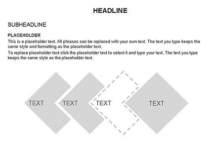Square Relationship Stages Timeline, Slide 33, 03668, Timelines & Calendars — PoweredTemplate.com