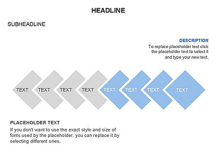 Square Relationship Stages Timeline, Slide 37, 03668, Timelines & Calendars — PoweredTemplate.com