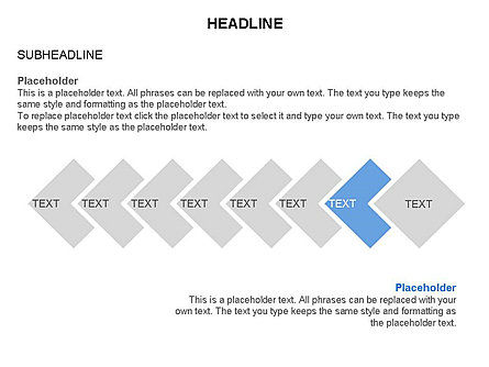 Rapporto Piazza mette in scena linea temporale, Slide 8, 03668, Timelines & Calendars — PoweredTemplate.com