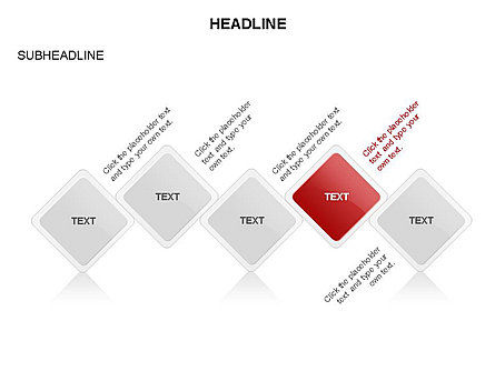 Rhombus Relationship Stages Timeline, Slide 21, 03669, Timelines & Calendars — PoweredTemplate.com