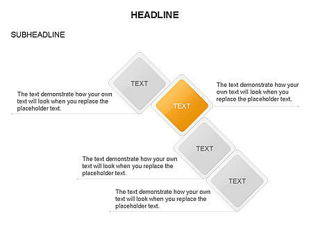 Rhombus Relationship Stages Timeline, Slide 28, 03669, Timelines & Calendars — PoweredTemplate.com