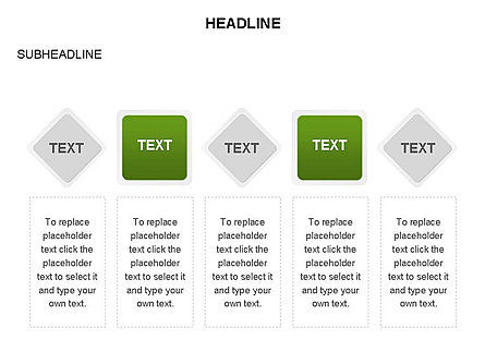 Rhombus Relationship Stages Timeline, Slide 30, 03669, Timelines & Calendars — PoweredTemplate.com