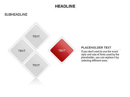 Rhombus Relationship Stages Timeline, Slide 31, 03669, Timelines & Calendars — PoweredTemplate.com