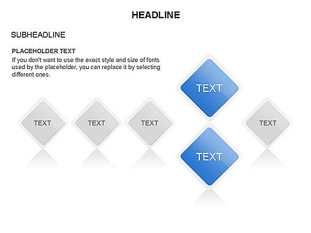 菱形の関係ステージのタイムライン, スライド 36, 03669, Timelines & Calendars — PoweredTemplate.com