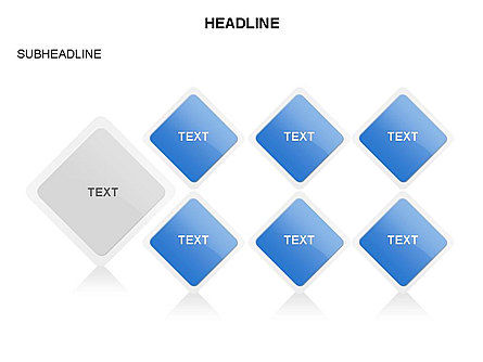Rhombus Relationship Stages Timeline, Slide 37, 03669, Timelines & Calendars — PoweredTemplate.com