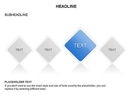 Timeline Tahap Hubungan Rhombus, Slide 4, 03669, Timelines & Calendars — PoweredTemplate.com