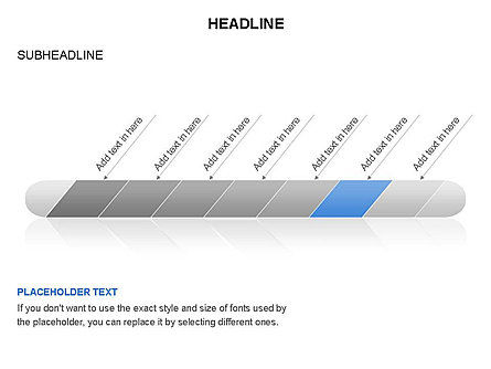 Striped and Tilted Timeline, Slide 17, 03671, Timelines & Calendars — PoweredTemplate.com