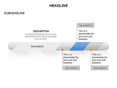 Línea de tiempo rayada e inclinada, Diapositiva 29, 03671, Timelines & Calendars — PoweredTemplate.com