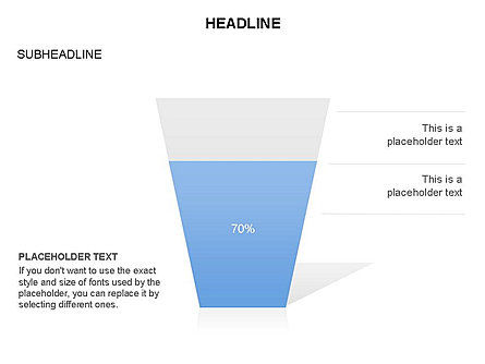 Grafico Funnel, Slide 7, 03672, Modelli di lavoro — PoweredTemplate.com