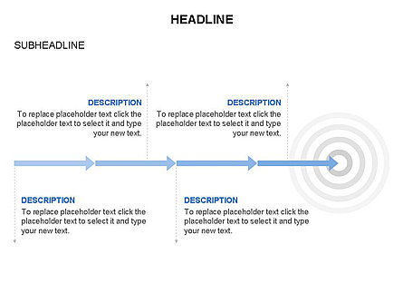 Chronologie de l'objectif, Diapositive 20, 03677, Timelines & Calendars — PoweredTemplate.com
