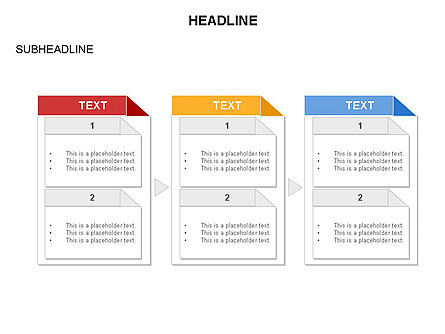 Bloques de proceso, Diapositiva 20, 03679, Diagramas de proceso — PoweredTemplate.com