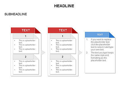 Bloques de proceso, Diapositiva 33, 03679, Diagramas de proceso — PoweredTemplate.com