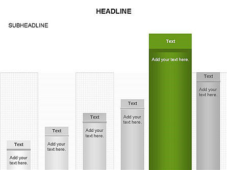 Gráficos de columnas, Diapositiva 16, 03680, Gráficos — PoweredTemplate.com