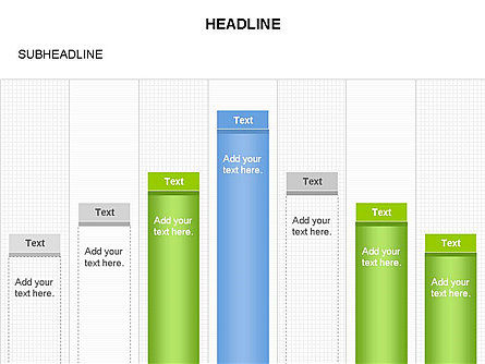 Column Charts, Slide 18, 03680, Graph Charts — PoweredTemplate.com