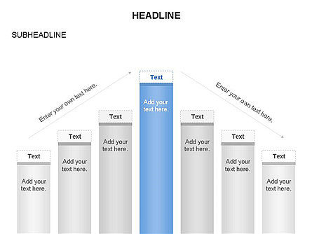 Column Charts, Slide 40, 03680, Graph Charts — PoweredTemplate.com
