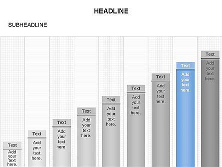 Column Charts, Slide 9, 03680, Graph Charts — PoweredTemplate.com
