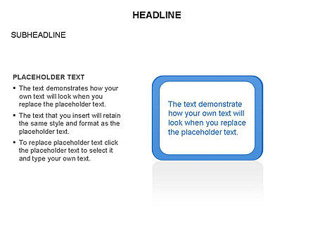 Text frames, Modelo do PowerPoint, 03687, Caixas de texto — PoweredTemplate.com
