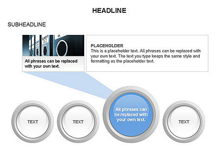 Fasi e le connessioni, Slide 27, 03690, Diagrammi Palco — PoweredTemplate.com