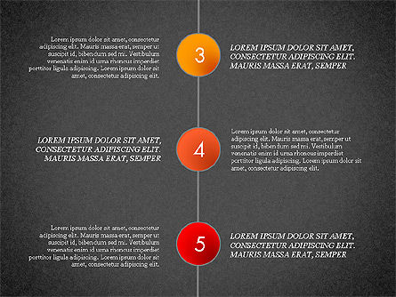 Modèle de présentation des étapes, Diapositive 11, 03691, Modèles de présentations — PoweredTemplate.com